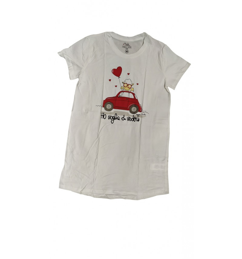 Happy People Maxi T-Shirt Donna "Ho voglia di vederti"