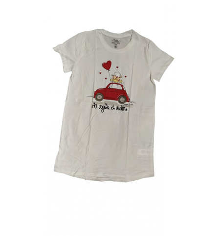 Happy People Maxi T-Shirt Donna "Ho voglia di vederti"