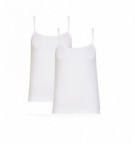 Calvin Klein CAMISOLE 2PK Donna Spalla Stretta