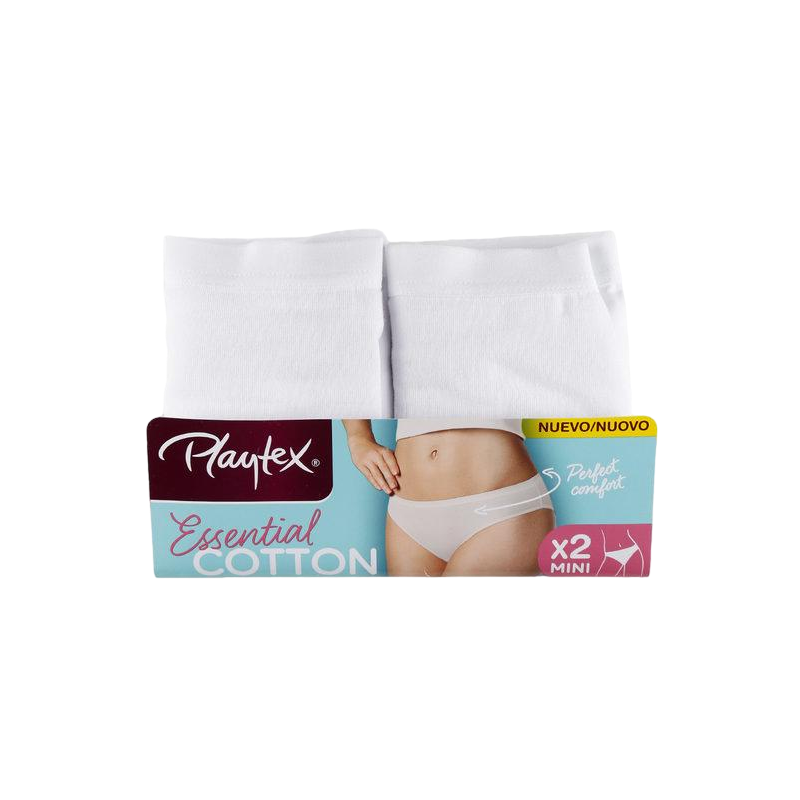 Playtex Essential Cotton Bi-Pack Mini