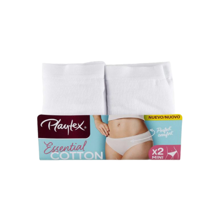 Playtex Essential Cotton Bi-Pack Mini Slip