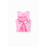 Desigual Canotta Ragazza Pink Panther