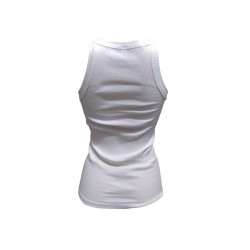 Egi Basic Cotton Top Cotone Plissè Scollo Halter