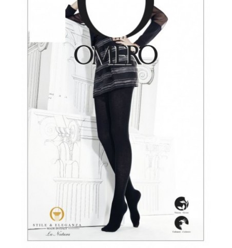 Omero Gea Cashmere Collant Nero